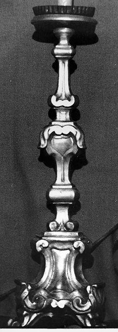 candeliere - ambito lunigianese (sec. XVIII)