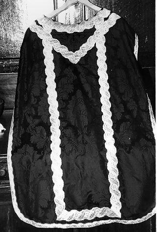 paramento liturgico - in terzo, serie - ambito lunigianese (secc. XIX/ XX)