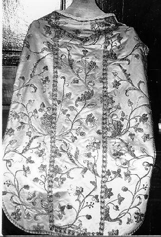 paramento liturgico - in terzo, serie - ambito lunigianese (sec. XIX)