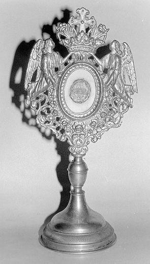 reliquiario - ambito lunigianese (sec. XIX)