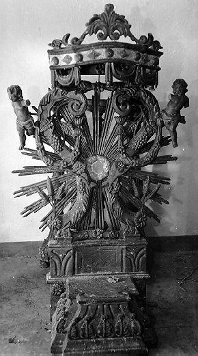 tronetto per esposizione eucaristica - ambito lunigianese (sec. XVIII)