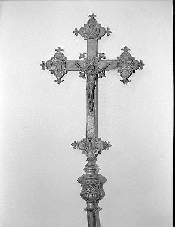 croce processionale - ambito lunigianese (sec. XIX)