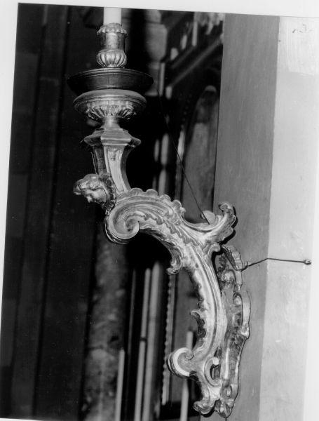 candeliere da parete, serie - ambito lucchese (seconda metà sec. XIX)