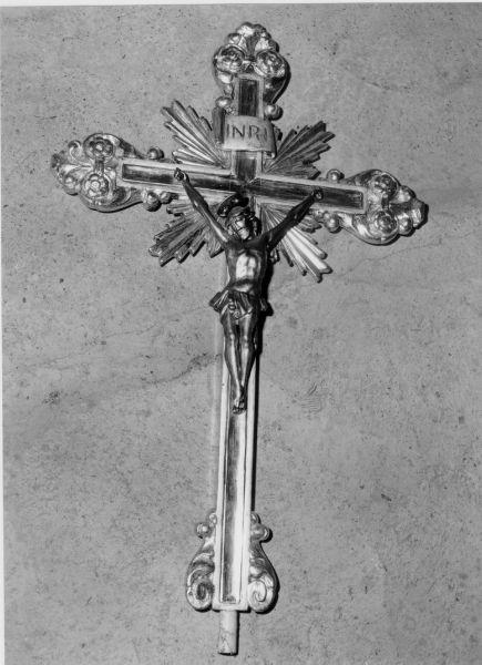 croce processionale - ambito lucchese (seconda metà sec. XIX)