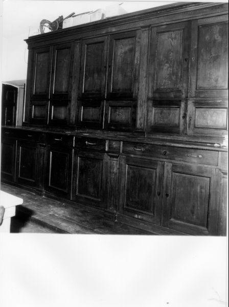 mobile da sacrestia - ambito lucchese (seconda metà sec. XVIII)