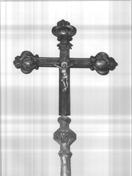 croce processionale - bottega lucchese (seconda metà sec. XVIII)
