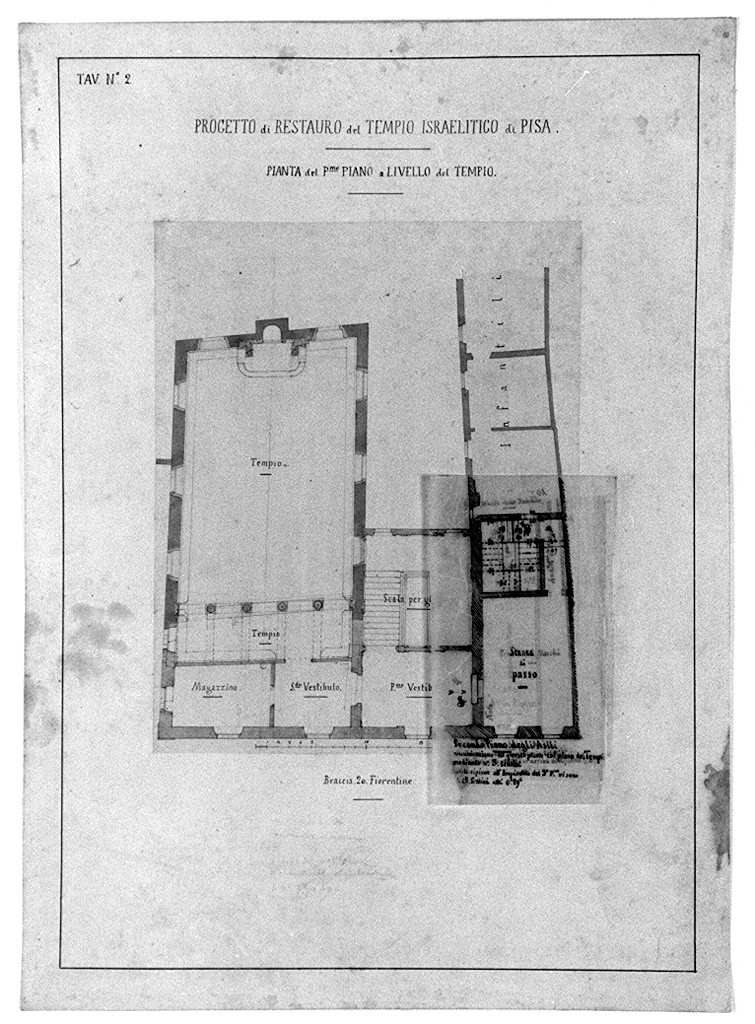 disegno architettonico di Treves Marco (sec. XIX)