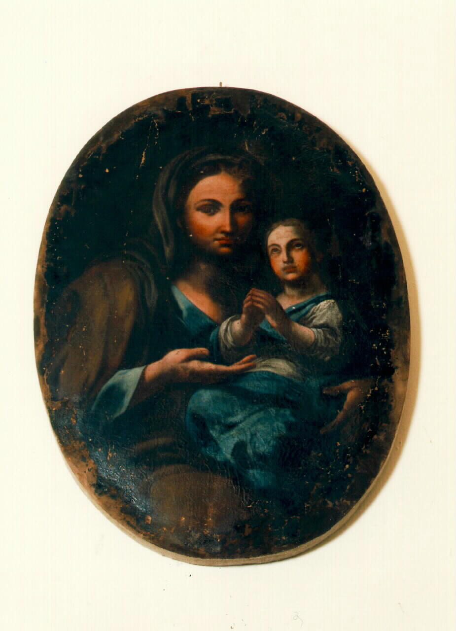 Maria Vergine Bambina e Sant'Anna (dipinto) - ambito siciliano (sec. XIX)