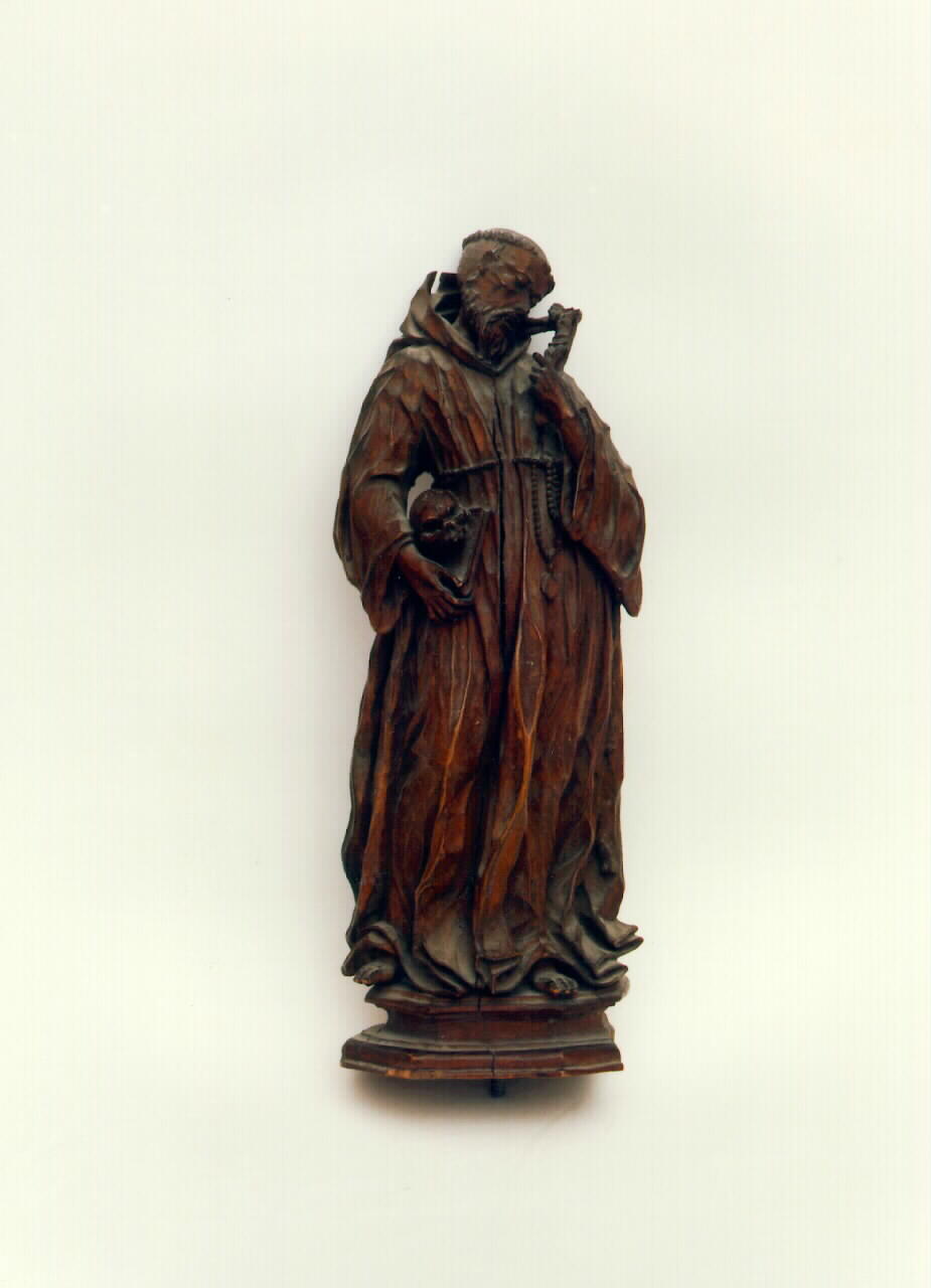 San Francesco d'Assisi (statuetta) - ambito cappuccino (sec. XVIII)