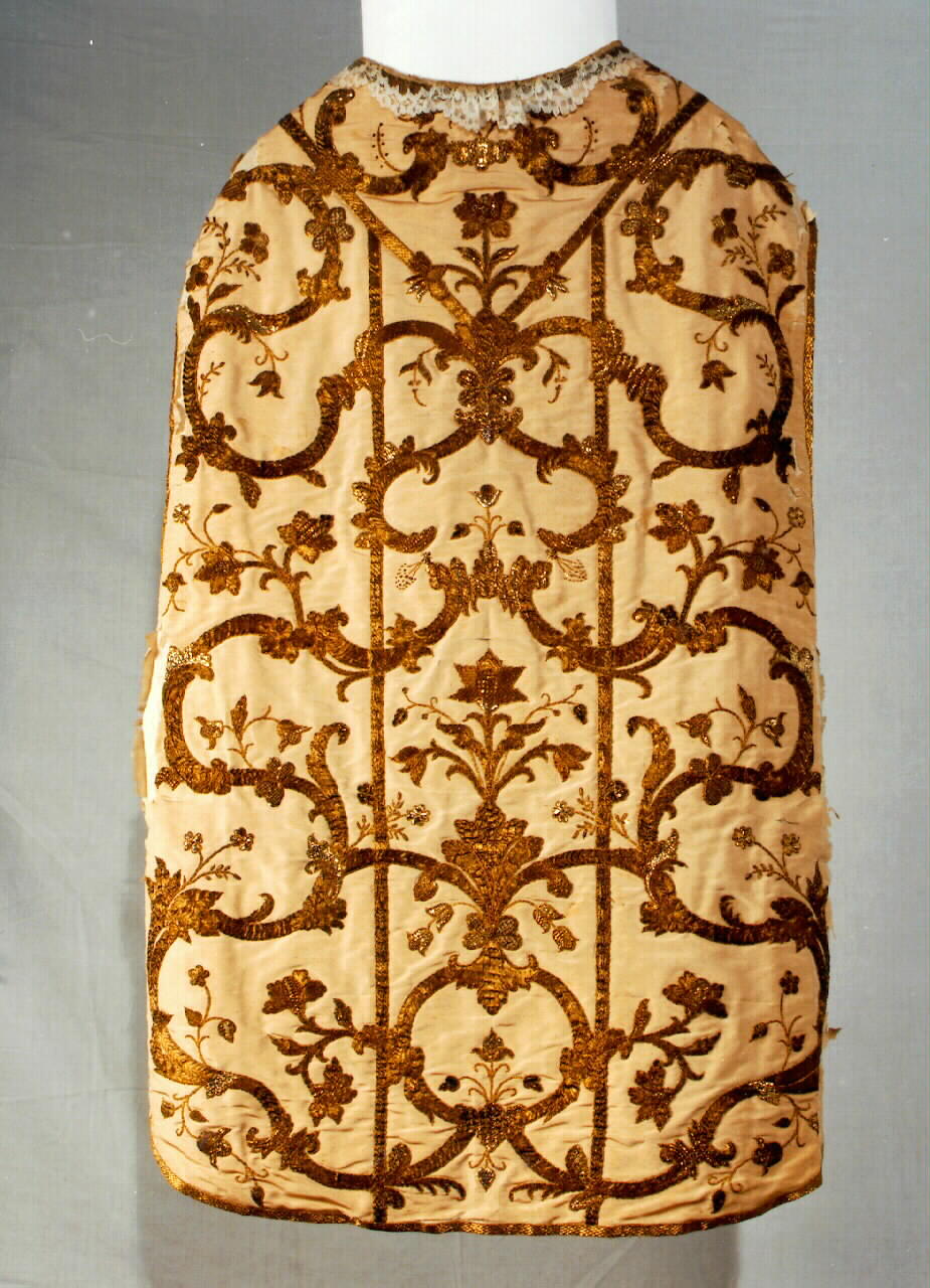 pianeta - manifattura siciliana (Seconda metà sec. XVIII)