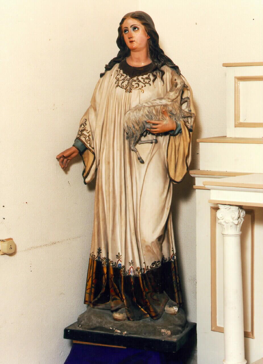 Sant'Agnese (statua) - ambito siciliano (primo quarto sec. XX)