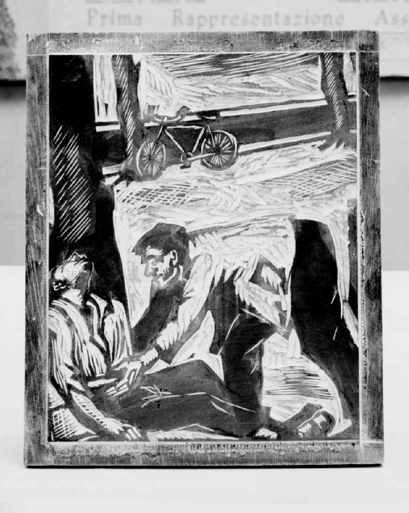 parabola del buon samaritano (matrice) di Parigi Pietro (sec. XX)