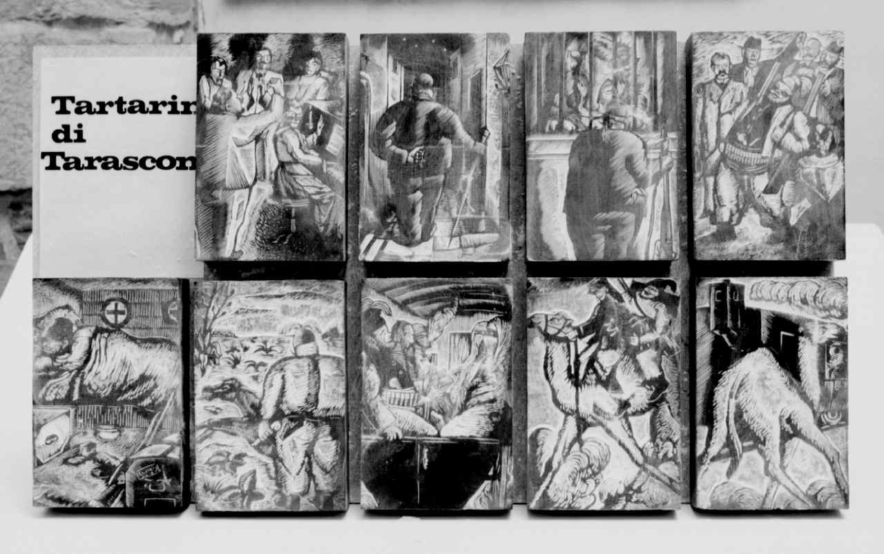 episodi della vita di Tartarin di Tarascona (matrice, serie) di Parigi Pietro (sec. XX)