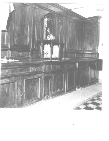 mobile da sacrestia - bottega lucchese (metà sec. XVIII)