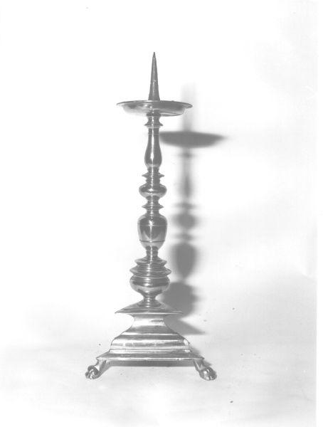 candeliere, serie - bottega lucchese (inizio sec. XVIII)