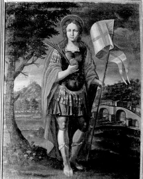 SANTO MARTIRE (dipinto) - ambito italiano (seconda metà sec. XVII)