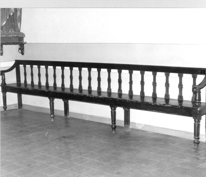 panca - bottega lucchese (fine/inizio secc. XVIII/ XIX)