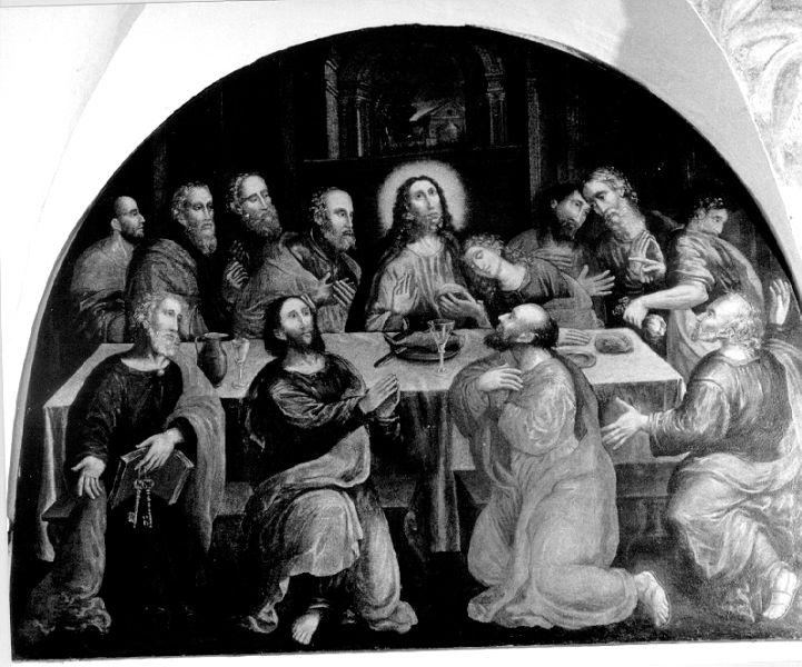 ULTIMA CENA (dipinto) - ambito italiano (inizio sec. XVIII)