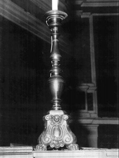 candeliere, serie - bottega lucchese (fine/inizio secc. XVII/ XVIII)