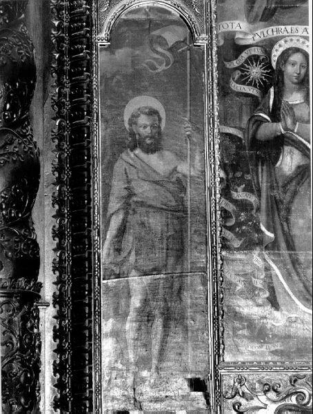 SAN GIOVANNI BATTISTA (dipinto) - ambito italiano (fine/inizio secc. XVI/ XVII)