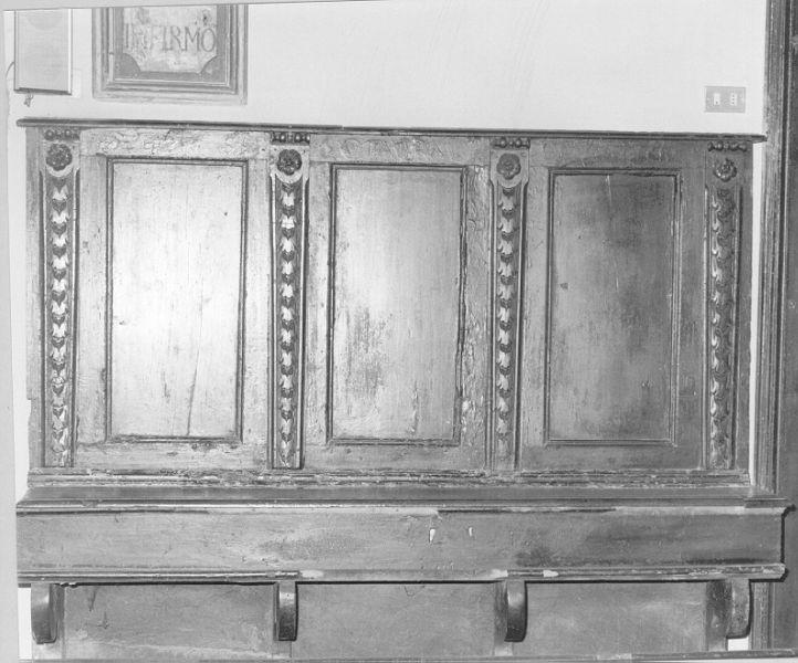 stallo, serie - bottega lucchese (metà sec. XVIII)