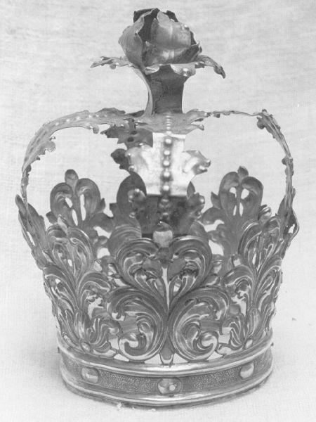 corona da statua - bottega lucchese (seconda metà sec. XVIII)