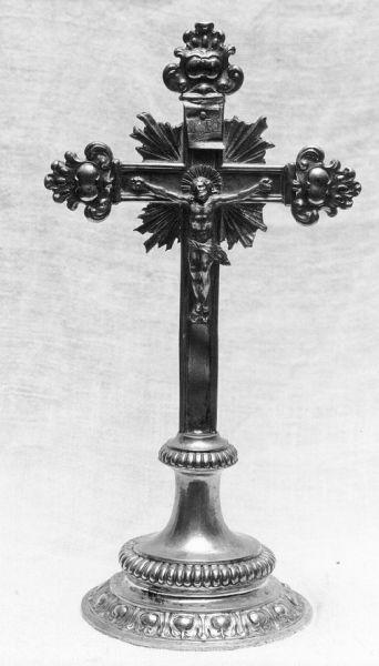croce stazionale di Giannini Giovanni Michele (sec. XVIII)