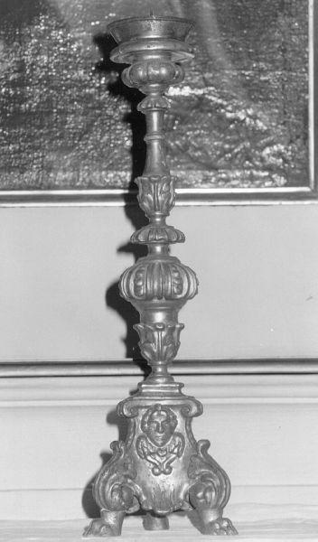 candeliere, serie - bottega lucchese (seconda metà sec. XIX)