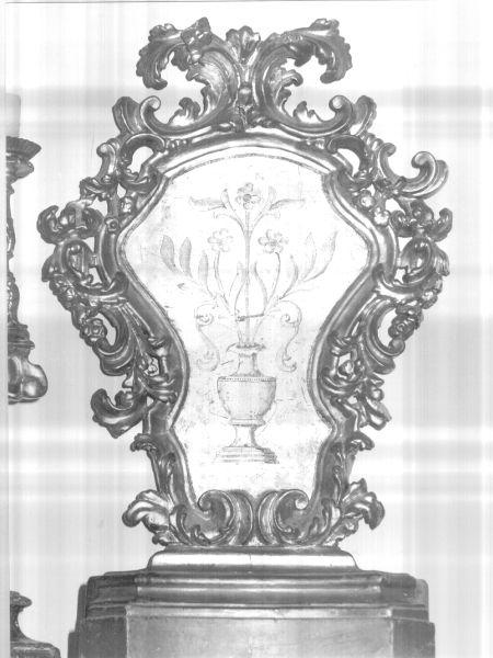 tronetto per esposizione eucaristica - bottega lucchese (seconda metà sec. XIX)