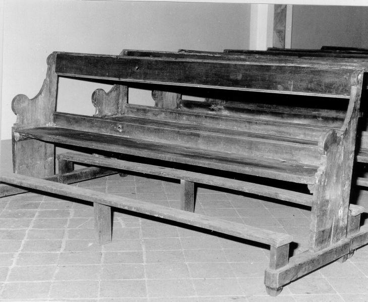 panca, serie - bottega lucchese (fine sec. XVIII)
