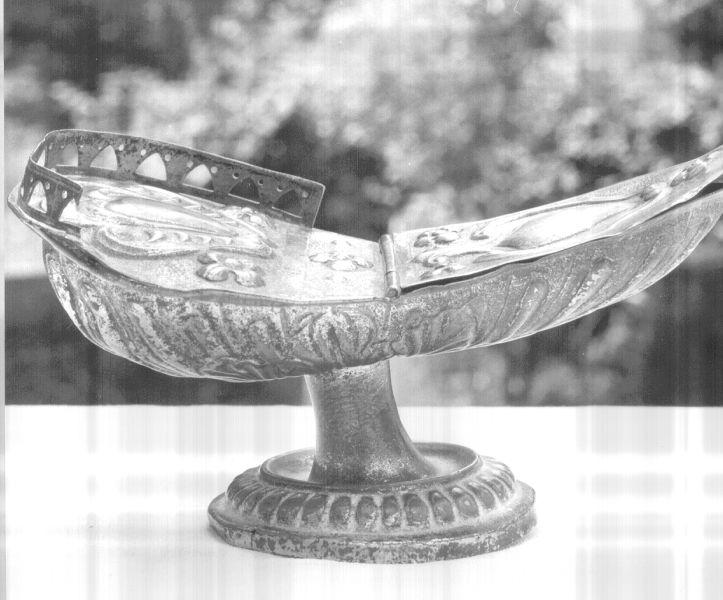 navicella portaincenso - a galeone - bottega lucchese (seconda metà sec. XVIII)