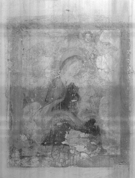 MADONNA CON BAMBINO (dipinto) - ambito italiano (sec. XVII)