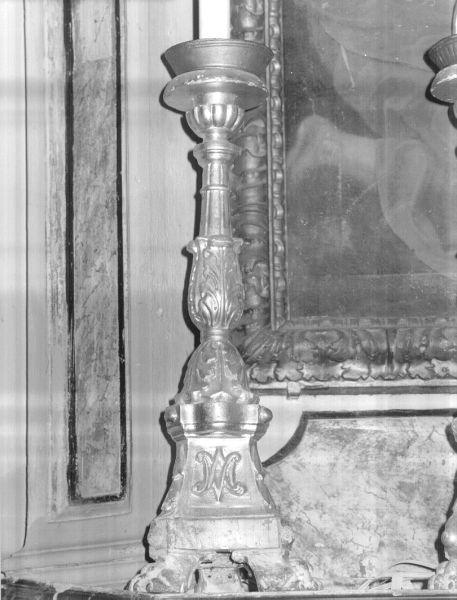 candeliere, serie - bottega lucchese (prima metà sec. XIX)