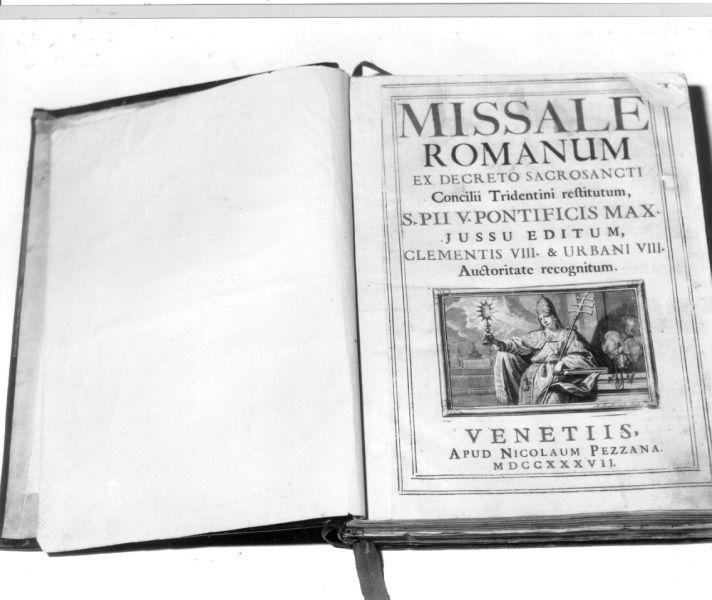 coperta di libro liturgico - ambito veneziano (sec. XVIII)