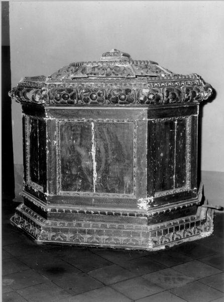 pulpito - bottega lucchese (seconda metà sec. XVII)