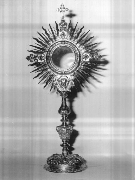 ostensorio - a raggiera di Vambrè Giovanni il Vecchio (fine/inizio secc. XVII/ XVIII)
