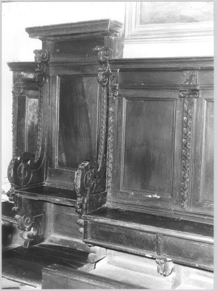 stalli del coro - bottega lucchese (fine sec. XVII)