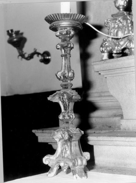 candeliere, serie - bottega lucchese (seconda metà sec. XIX)