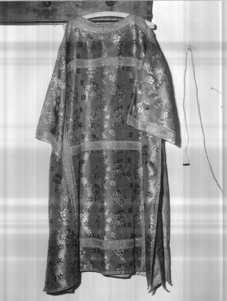 paramento liturgico - in terzo - manifattura italiana (seconda metà sec. XVIII)