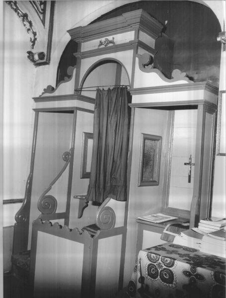 confessionale - bottega lucchese (fine sec. XVIII)