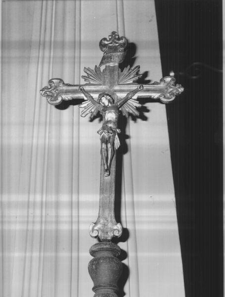 croce processionale - bottega lucchese (seconda metà sec. XIX)