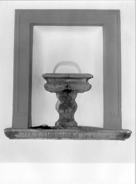 lavabo da sacrestia - bottega lucchese (seconda metà sec. XVIII)