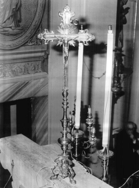 croce d'altare - bottega lucchese (metà sec. XVIII)