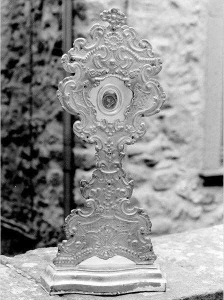 reliquiario - bottega lucchese (fine/inizio secc. XVIII/ XIX)