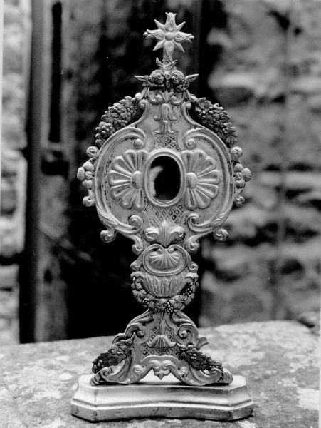 reliquiario - bottega lucchese (primo quarto sec. XIX)