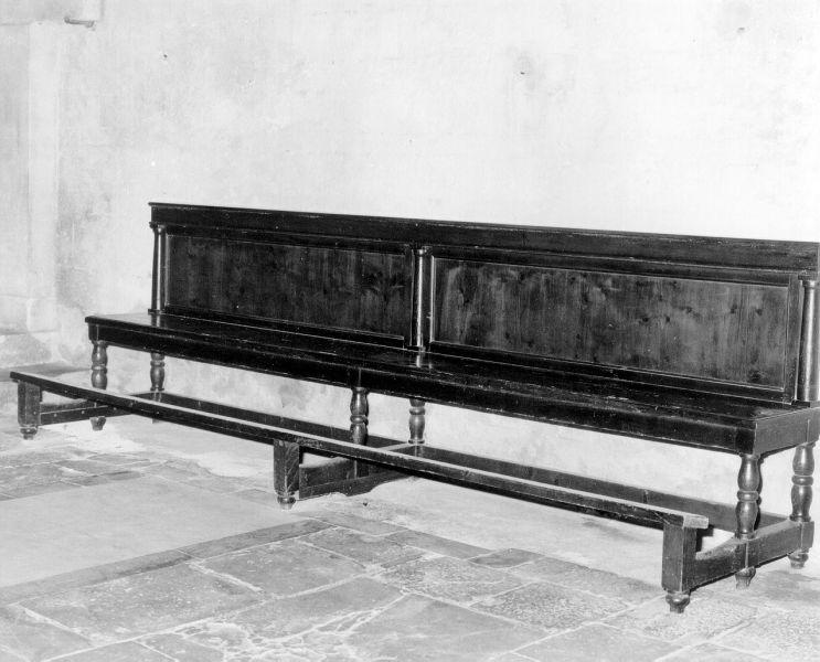 panca, serie - bottega lucchese (metà sec. XIX)