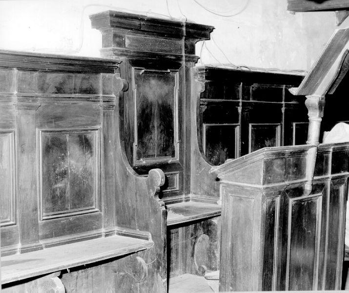 stalli del coro - bottega lucchese (seconda metà sec. XVIII)