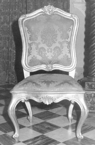 sedia, serie - bottega lucchese (seconda metà sec. XIX)