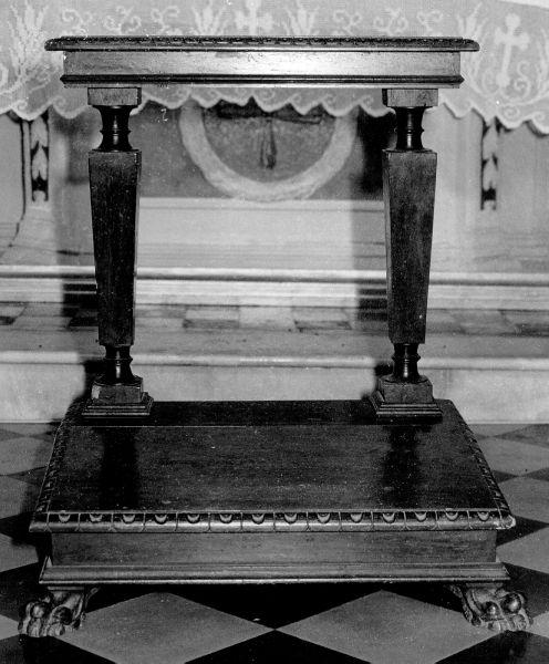 inginocchiatoio - bottega lucchese (inizio sec. XX)