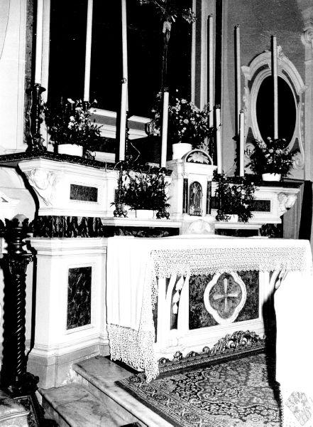 altare maggiore - ambito lucchese (fine/inizio secc. XVIII/ XIX)